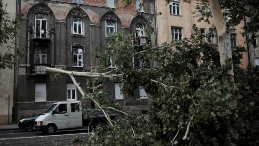Haos u Hrvatskoj: Padala stabla, poplavljene ulice