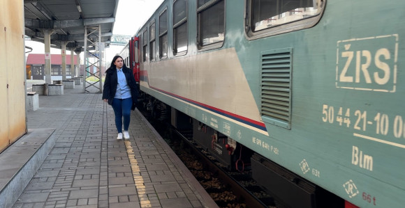 Anita jedina žena kondukter u "Željeznicama RS"