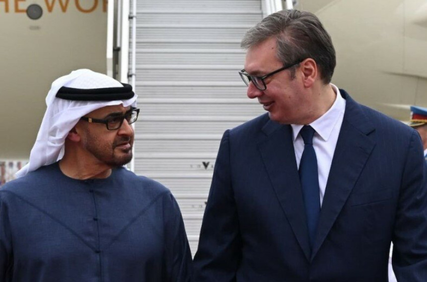 Predsednik UAE u posjeti Srbiji, dočekao ga Vučić