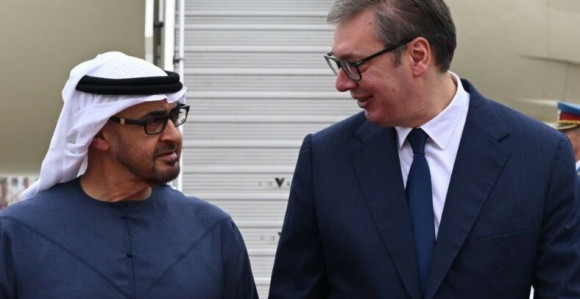 Predsednik UAE u posjeti Srbiji, dočekao ga Vučić