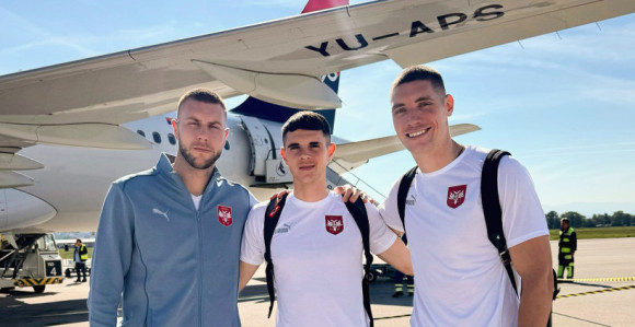 Srpski fudbaleri otputovali iz Niša za Kordobu
