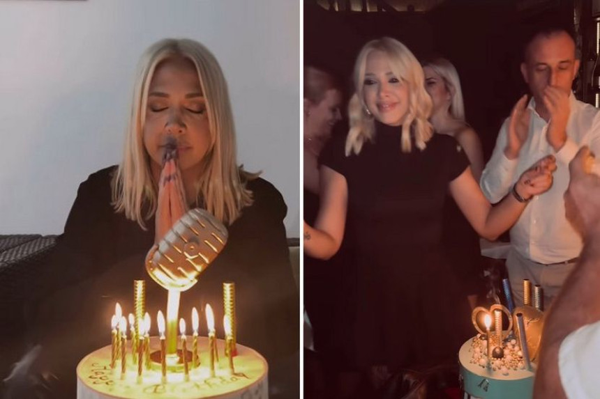 Milica Todorović proslavila 35. rođendan uz specijalnu tortu i brojna iznenađenja