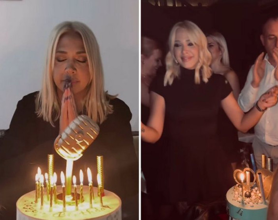 Milica Todorović proslavila 35. rođendan uz specijalnu tortu i brojna iznenađenja