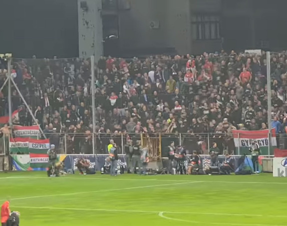 Sramno skandiranje navijača Mađarske i BiH u Zenici