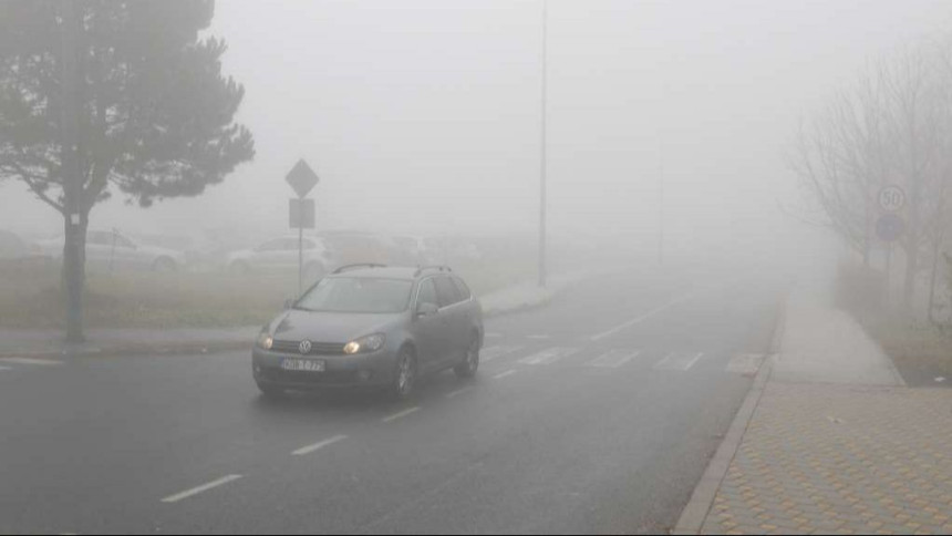 Oprez: Smanjena vidljivost zbog magle u kotlinama