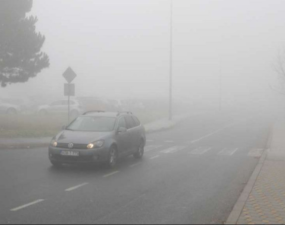 Oprez: Smanjena vidljivost zbog magle u kotlinama