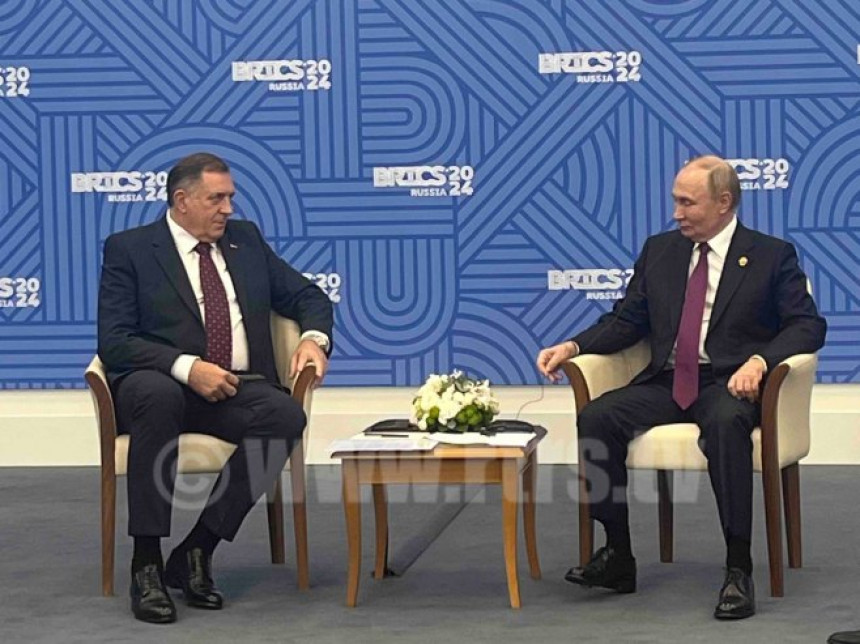 Састали се Додик и Путин у Казању