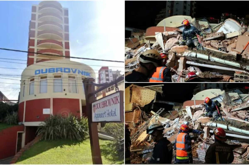 Srušio se hotel Dubrovnik, ljudi u ruševinama (VIDEO)