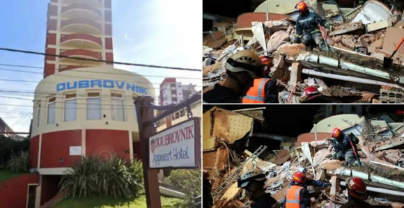 Srušio se hotel Dubrovnik, ljudi u ruševinama (VIDEO)