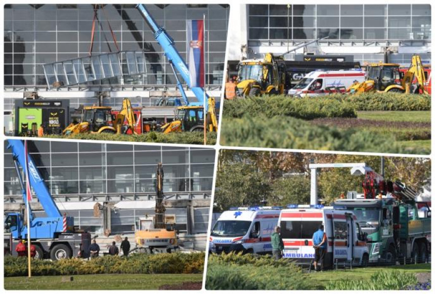 Užas u Novom Sadu: Osam tijela izvučeno ispod ruševina