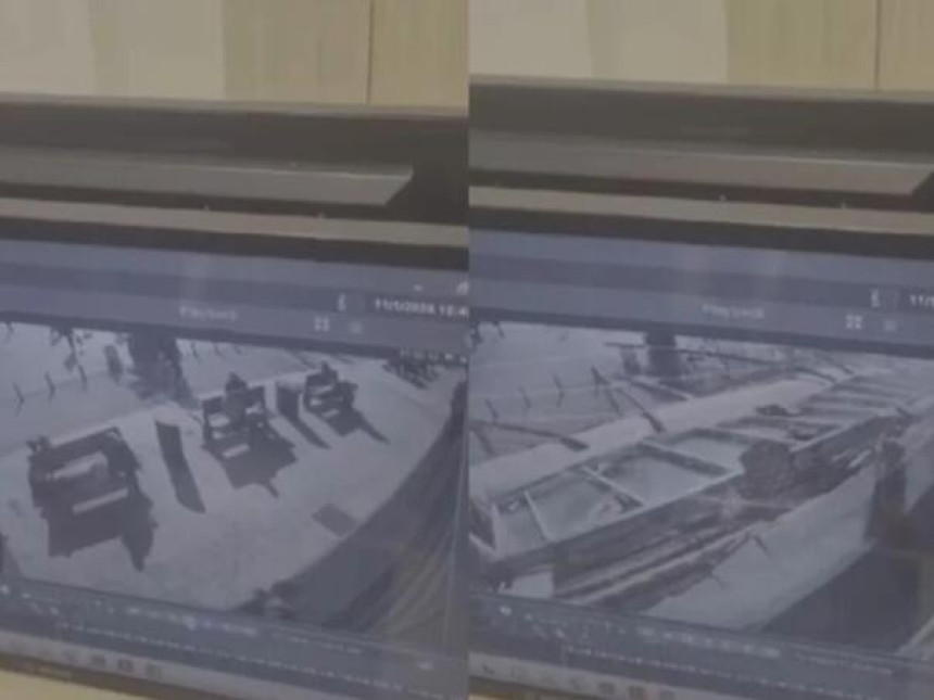 Objavljen snimak pada nadstrešice u Novom Sadu