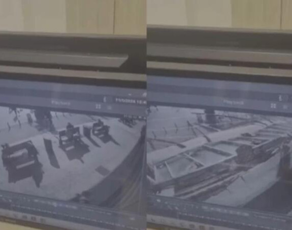 Objavljen snimak pada nadstrešice u Novom Sadu