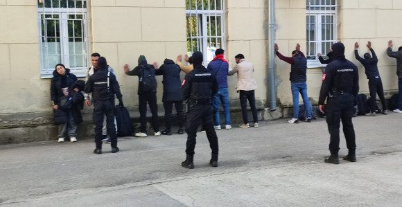 Uhapšeni migranti na području opštine Gacko (FOTO)