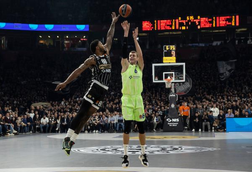 Partizan poražen od Barselone, nakon velike drame
