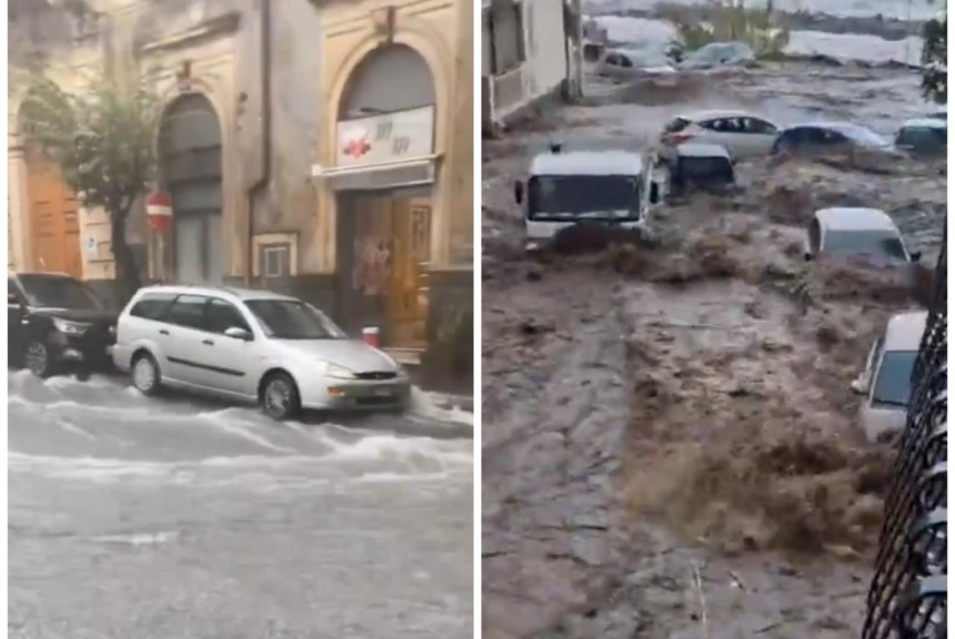 Velike poplave na Siciliji, hiljade ljudi evakuisano (VIDEO)