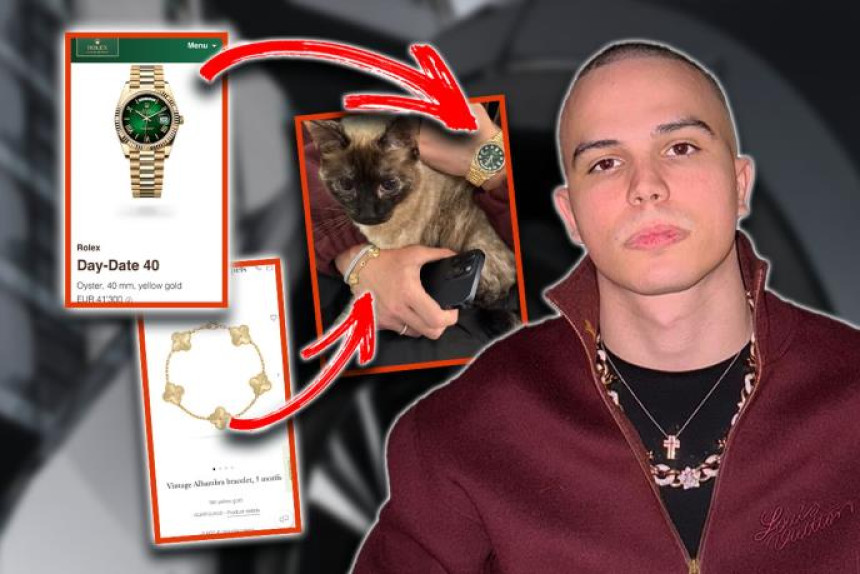 Vojaž se okovao zlatom pa zagrlio ovu cica macu!