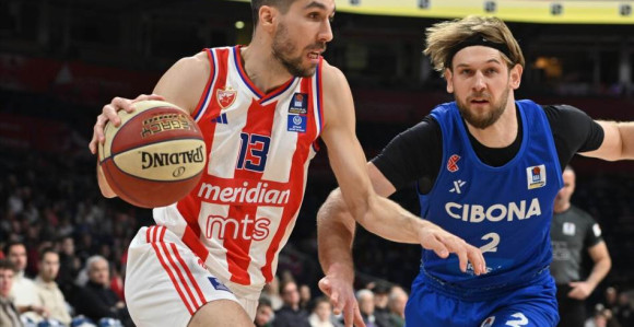 Košarkaši Crvene zvezde savladali Cibonu u Beogradu