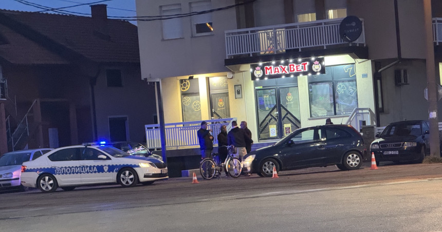 Povrijeđen biciklista u saobraćajnoj nezgodi u Bijeljini