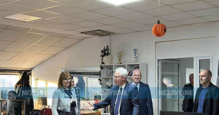 Majkl Marfi danas u Banjaluci, posjetio Nezavisne novine