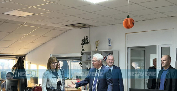 Majkl Marfi danas u Banjaluci, posjetio Nezavisne novine