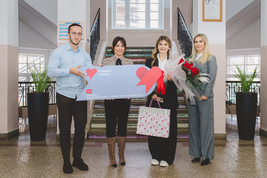 M:tel pokrenuo projekat „Prijatelj znanja“: Podrška školama za bolje uslove obrazovanja
