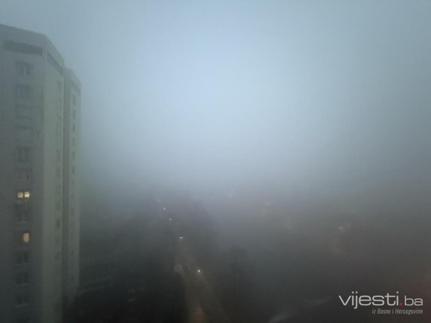Vazduh u Sarajevu jutros označen kao vrlo nezdrav