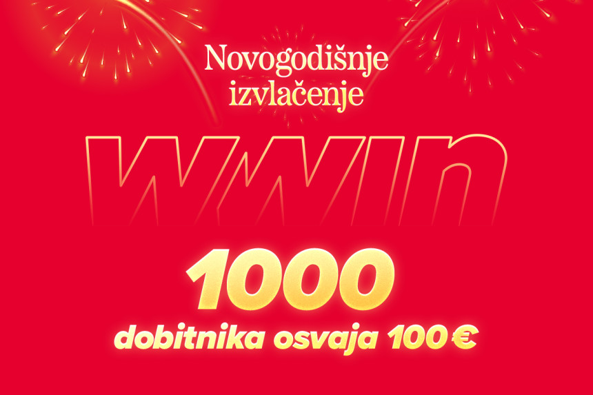 WWIN Novogodišnje izvlačenje: 100.000€ za 1.000 igrača!