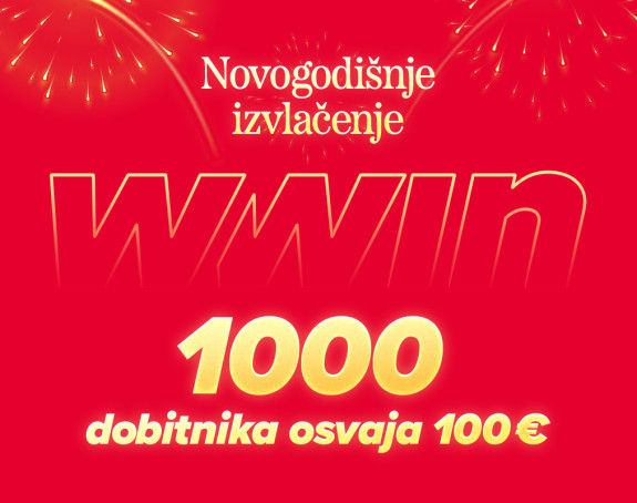 WWИН Новогодишње извлачење: 100.000€ за 1.000 играча!