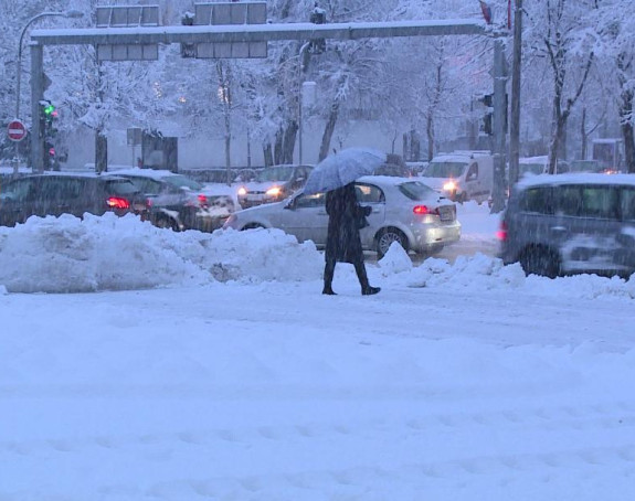 U većini predjela snijeg, temperatura oko nule