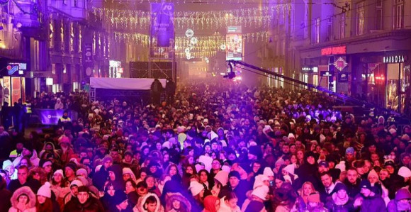 U Sarajevu na dočeku Nove godine bilo oko 55.000 ljudi