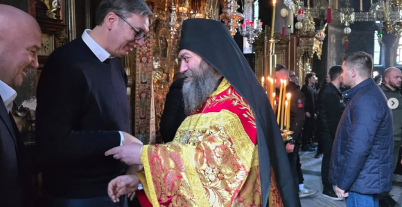 Вучић стигао на Хиландар: Хвала дивним монасима и искушеницима што чувају Хиландар