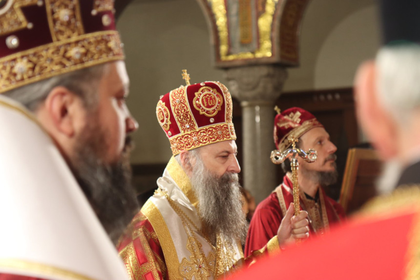 Patrijarh služio liturgiju u Hramu Hrista Spasitelja