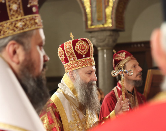 Patrijarh služio liturgiju u Hramu Hrista Spasitelja