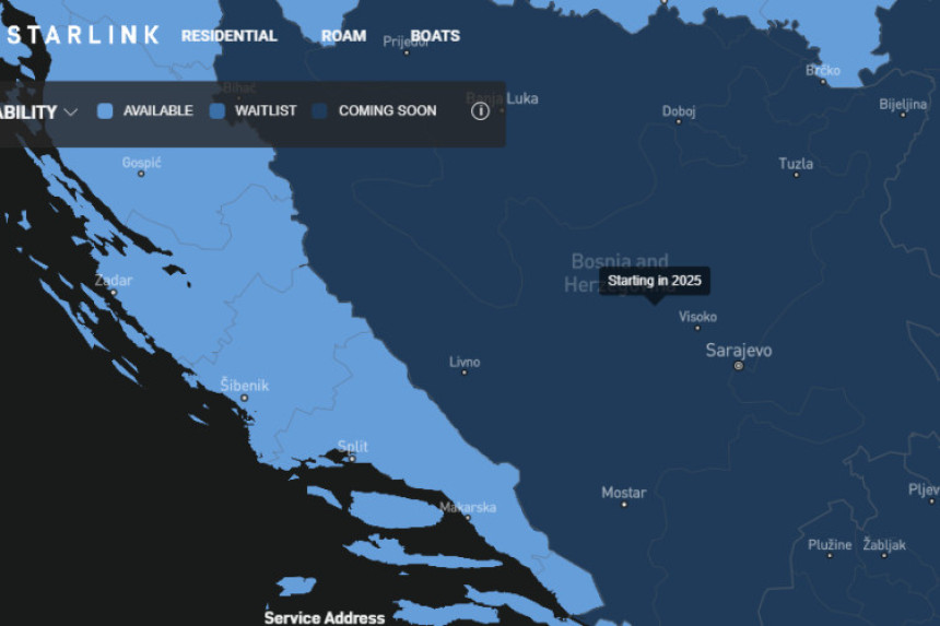 Stiže li Starlink u BiH ove godine: RAK potvrdio kontakte