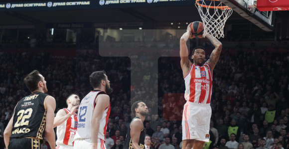 Košarkaši Crvene zvezde pobijedili Monako