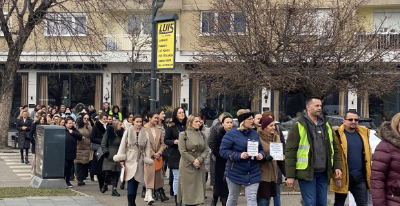 Љубиша Петровић подржао протест радника вртића