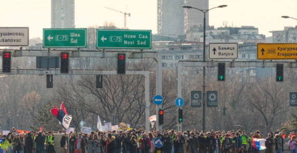 Studentska blokada na Autokomandi do 10 sati