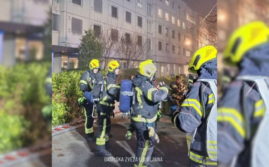 Пожар у студентском дому у Љубљани, има повријеђених