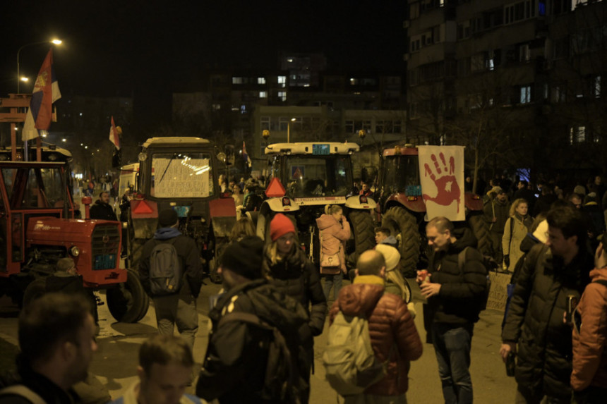 Studenti nastavili blokadu Mosta slobode u N. Sadu