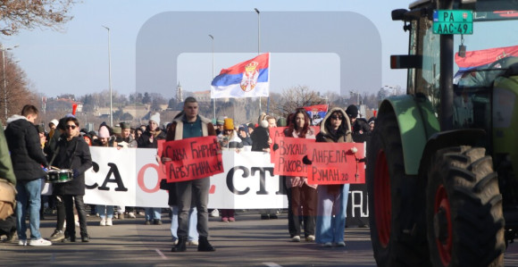 Studenti danas blokirali Gazelu, blokade i u N. Sadu