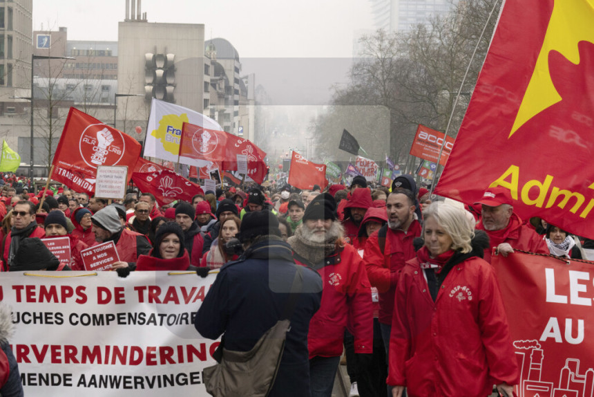 Velike demonstracije u Belgiji, u Briselu otkazani svi letovi