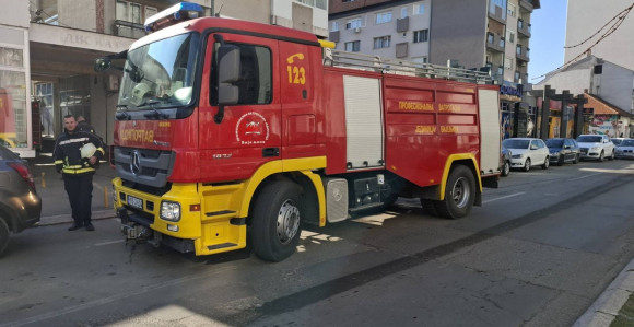 Požar u Bijeljini u centru grada, nema povrijeđenih