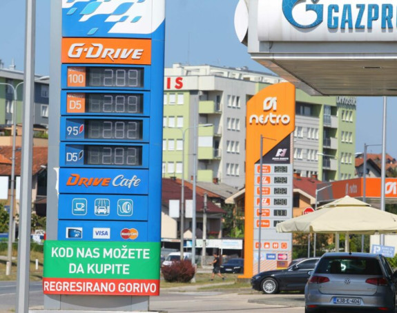 Na "Gazprom” pumpama od ponoći samo sa kešom