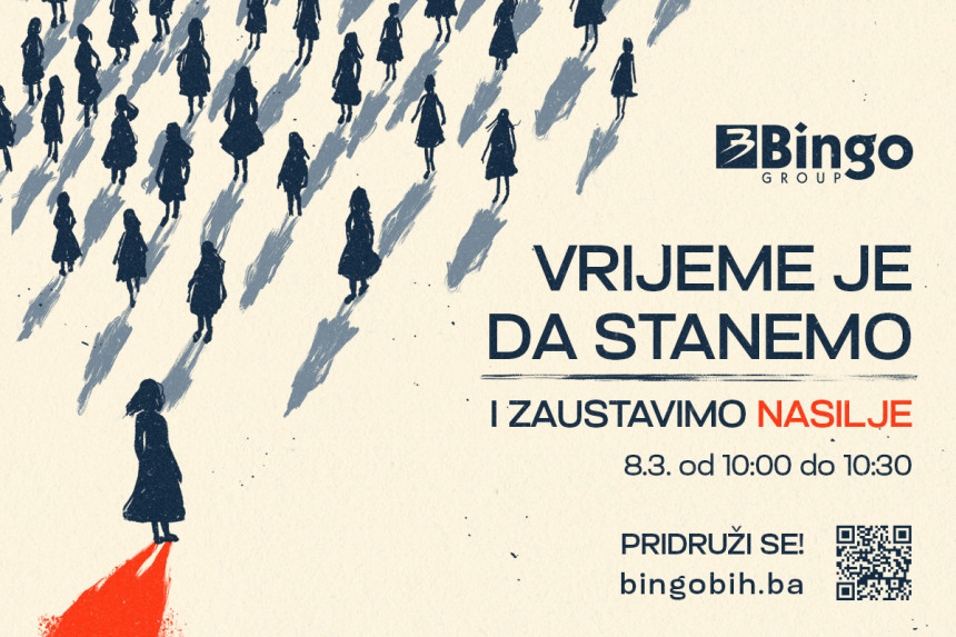 Iz Binga najavljuju: 8.3. naših 230 trgovina će, od 10:00 do 10:30,  stati sa radom 