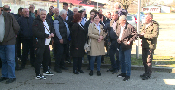 Протест радника Нове дрвне индустрије "Врбас" Бањалука