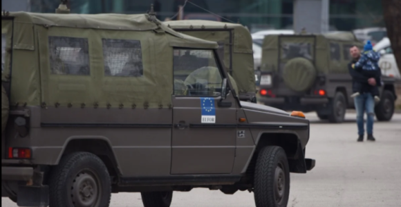 Pojačano prisustvo vojnika i vozila EUFOR-a u Palama