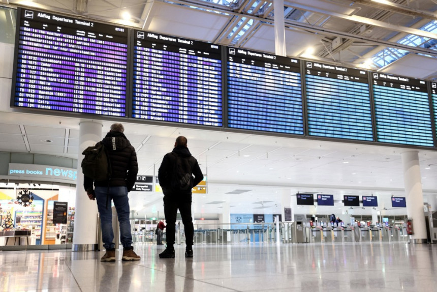 Njemačka: Sutra štrajk zaposlenih na aerodromima