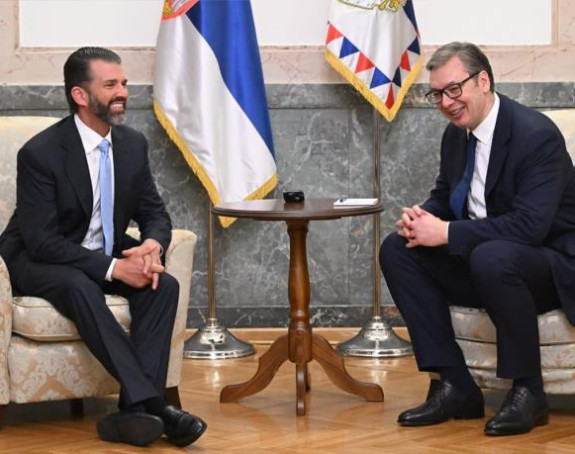 Sastali se Vučić i Trampov sin: Ovo su bile teme razgovora