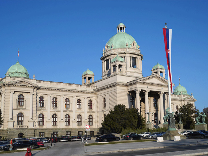 Skupština Srbije zatvorena zbog bezbjednosti