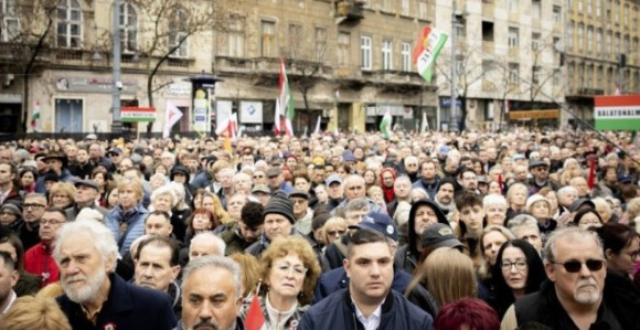 Protesti mađarske opozicije protiv Viktora Orbana